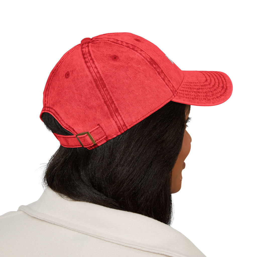 Embroidered 'Hot Girls Read Books' Vintage Baseball Cap