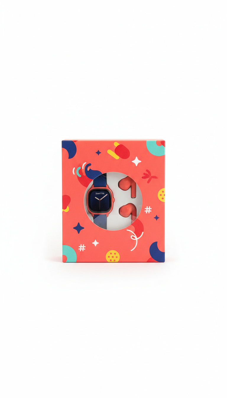 Electric coral accessory pack with animated motifs